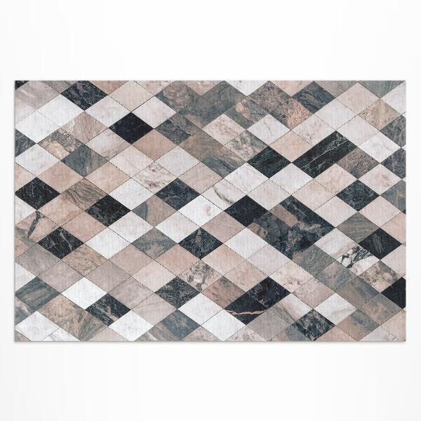 Buiten tapijt Decoratieve stenen ruitmozaïektegels