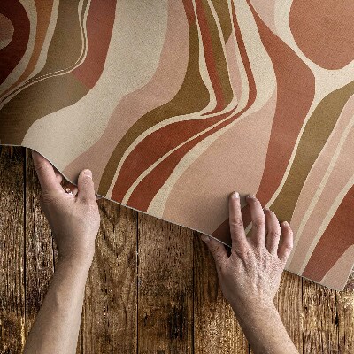 Buiten tapijt Abstracte vlekken in boho-kleuren