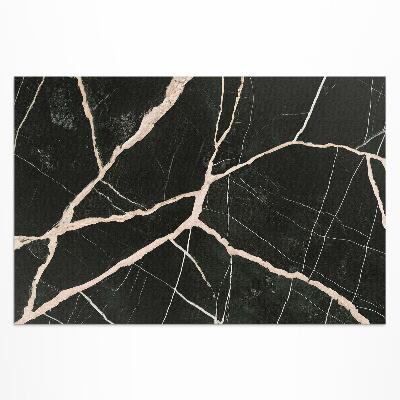 Tuinkleed Donker gebarsten marmer glamour contrast