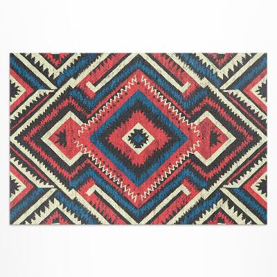 Buiten tapijt Decoratief patroon in vintage Indiase stijl