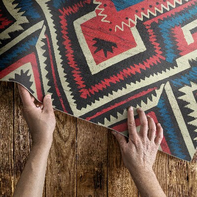 Buiten tapijt Decoratief patroon in vintage Indiase stijl