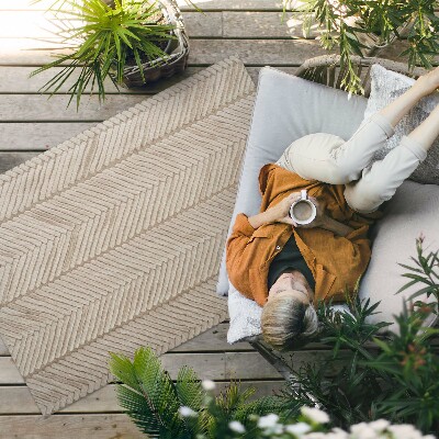 Buitenkleed Indiase visgraatvlecht boho vintage