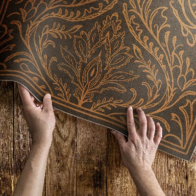 Buiten tapijt Planten lineair ornament art nouveau vintage