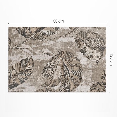 Buitenkleed Plantenbladeren en ruwe betontextuur