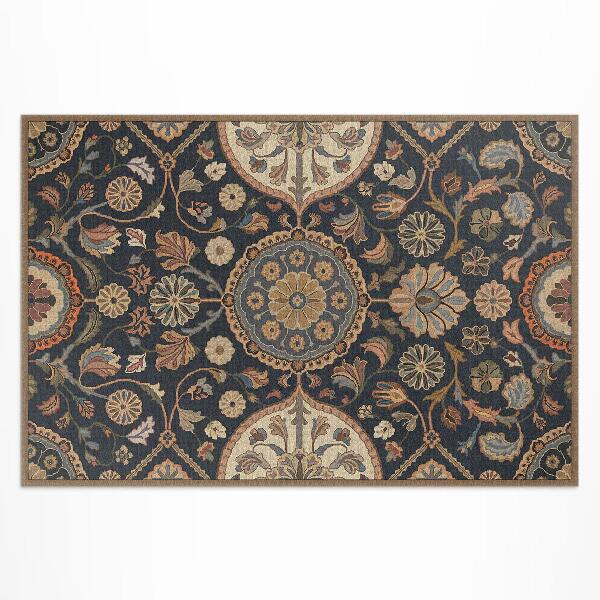 Buiten tapijt plantenornament decoratief vintage patroon