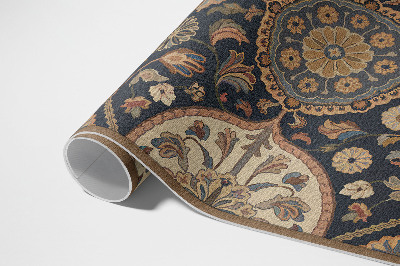 Buiten tapijt plantenornament decoratief vintage patroon