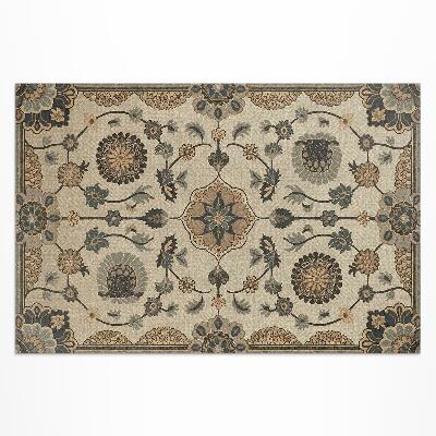 Buitenkleed Decoratieve bloemen en planten in vintage stijl