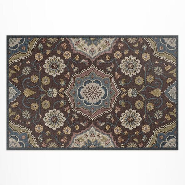 Tuinkleed Bloemen en planten sierlijk vintage patroon