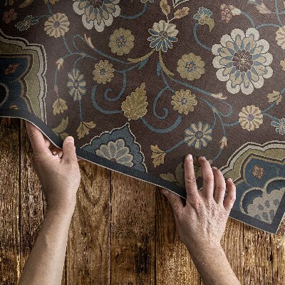 Tuinkleed Bloemen en planten sierlijk vintage patroon