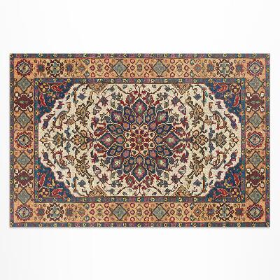 Buiten tapijt Decoratieve plantenornamenten in Turkse stijl