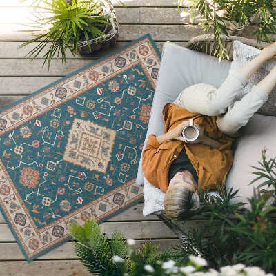 Tuinkleed Illustratie van Perzische oosterse patronen