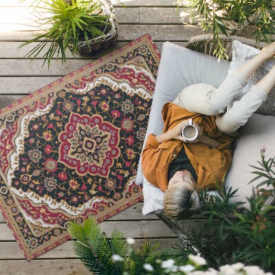 Buiten tapijt Plantenornament in Perzische stijl