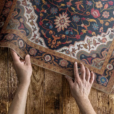 Tuinkleed Rijke plantenversiering in Perzische stijl