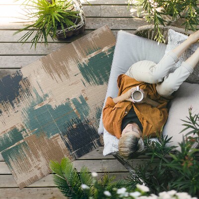 Buiten tapijt Textuur van een oude muur, vintage retrostijl