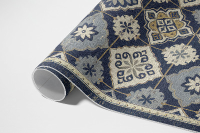 Buiten tapijt Rijkelijk versierde tegels in Marokkaanse stijl