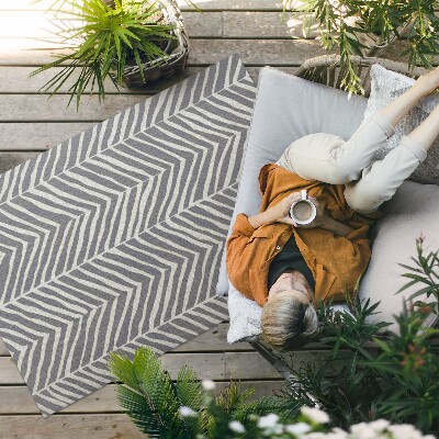 Buiten tapijt Boho onregelmatige lijnen Indiase stijl