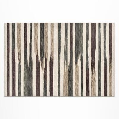 Buitenkleed Geschilderde boho-strepen in pastelkleuren