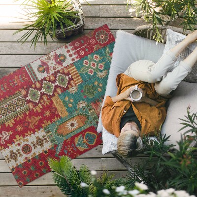 Buiten tapijt Abstract patroon in Turkse stijl