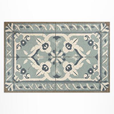 Buiten tapijt Portugese tegels met een delicaat vintage patroon