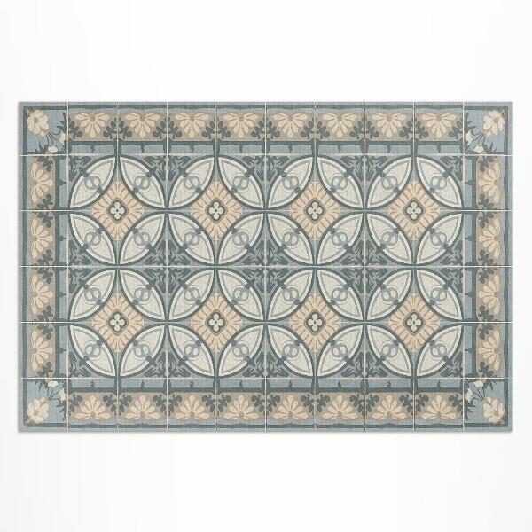 Buiten tapijt Decoratieve vintage mozaïektegels