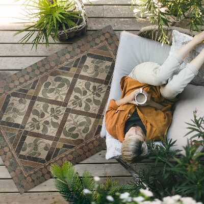 Tuinkleed Vintage patroon met bloemenpatronen