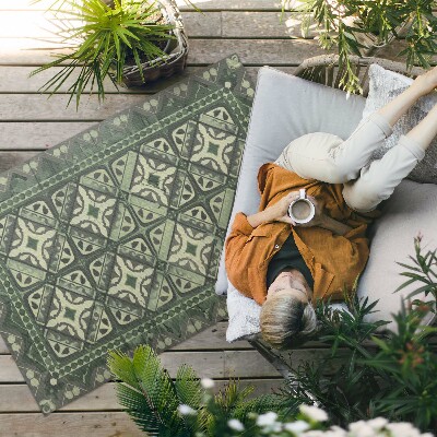 Tuinkleed Symmetrische geometrische opstelling