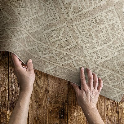 Buiten tapijt Eenvoudige Azteekse motieven in een klassieke vorm