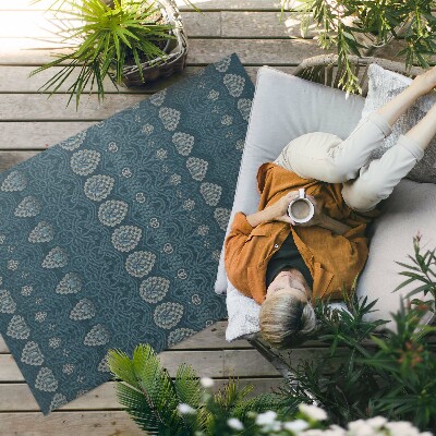 Tuinkleed Azteekse esthetiek in retropatronen