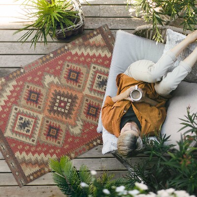 Tuinkleed De geometrische precisie van de Azteekse kunst