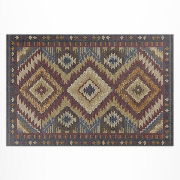 Buiten tapijt Oude Azteekse patronen vol symmetrie