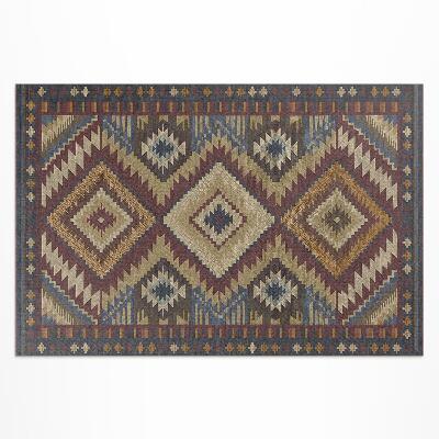 Buiten tapijt Oude Azteekse patronen vol symmetrie