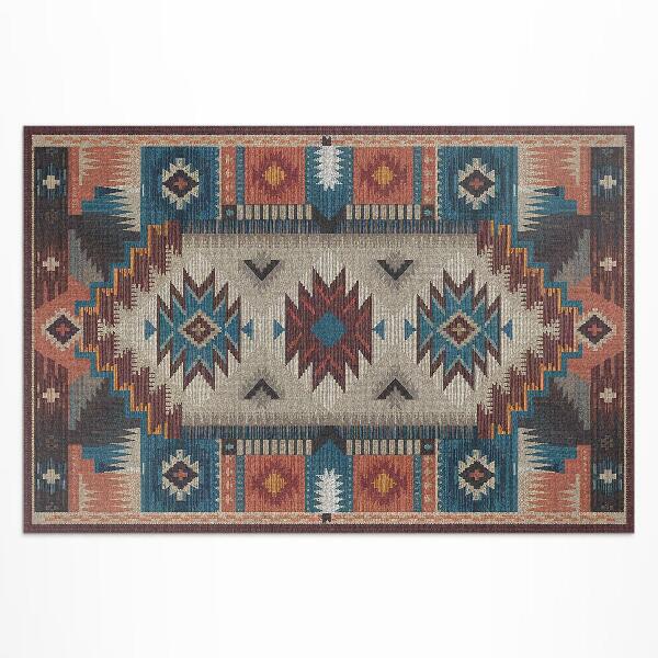 Buiten tapijt Symmetrische composities in de Azteekse geest