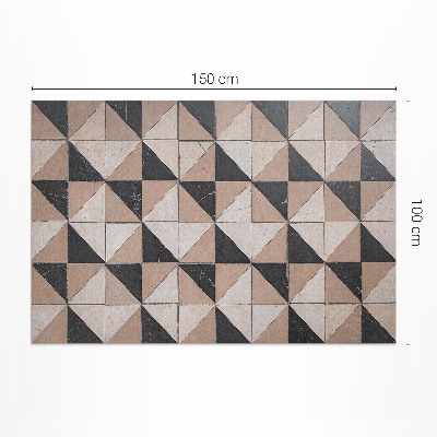 Buitenkleed Traditioneel mozaïek van een oud huurhuis