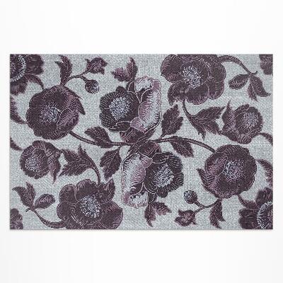 Buiten tapijt Subtiele vintage bloemen