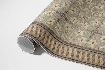 Buitenkleed Bloemen en bloemblaadjes in retro-stijl mozaïeken