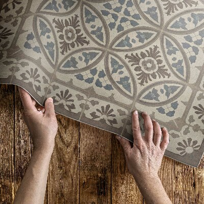 Buiten tapijt Boho geometrische compositie