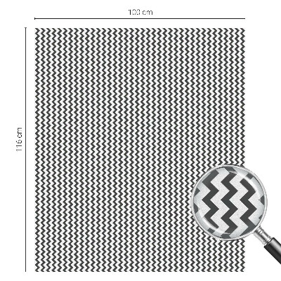 Privacy folie raam Zigzagpatroon