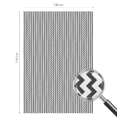 Privacy folie raam Zigzagpatroon