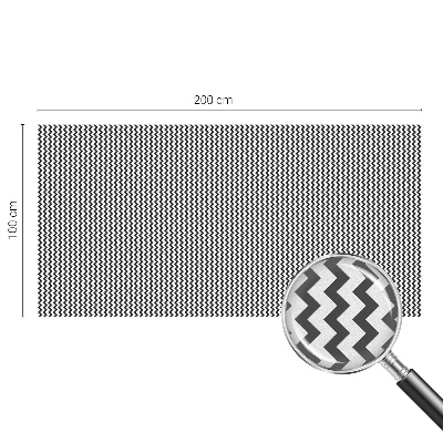 Privacy folie raam Zigzagpatroon