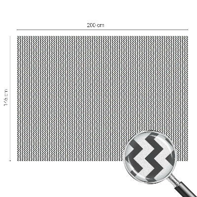 Privacy folie raam Zigzagpatroon