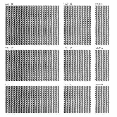 Privacy folie raam Zigzagpatroon