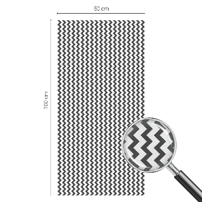 Privacy folie raam Zigzagpatroon