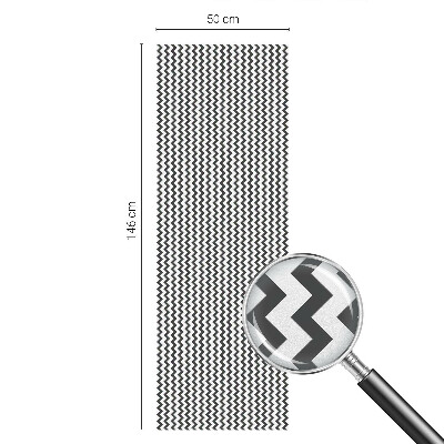 Privacy folie raam Zigzagpatroon