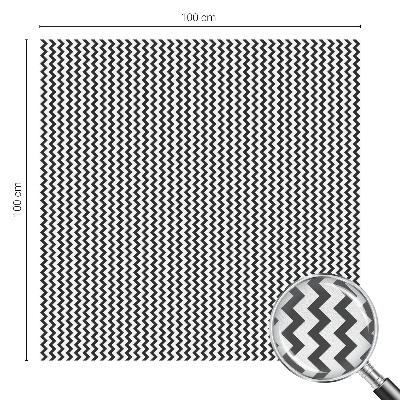 Privacy folie raam Zigzagpatroon