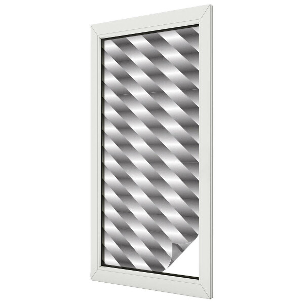 Zelfklevende raamfolie glas in lood Geometrische strepen