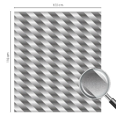 Zelfklevende raamfolie glas in lood Geometrische strepen