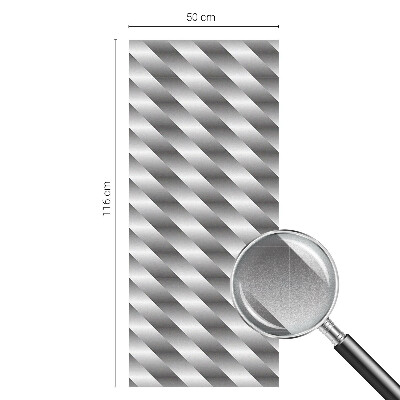 Zelfklevende raamfolie glas in lood Geometrische strepen