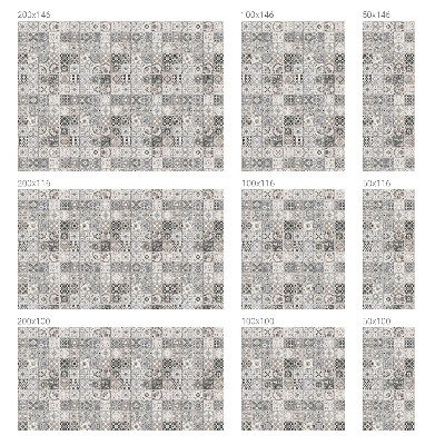 Glas in lood raamfolie Tegelpatronen