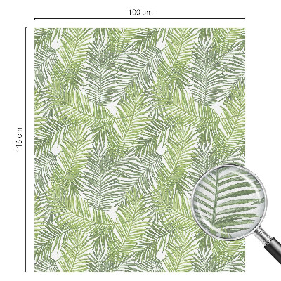 Glas in lood folie voor raam Plantenpatronen