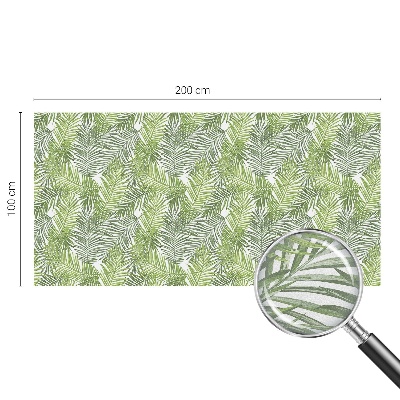 Glas in lood folie voor raam Plantenpatronen